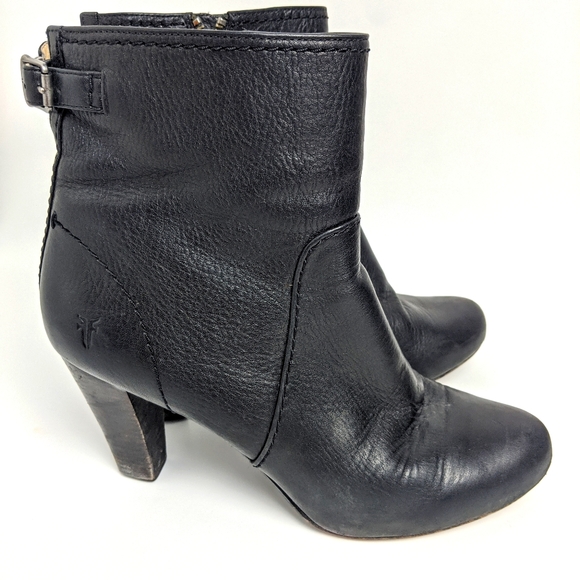 *Sold* FRYE Marissa Zip Short Boot Black Size 9M - Picture 11 of 12